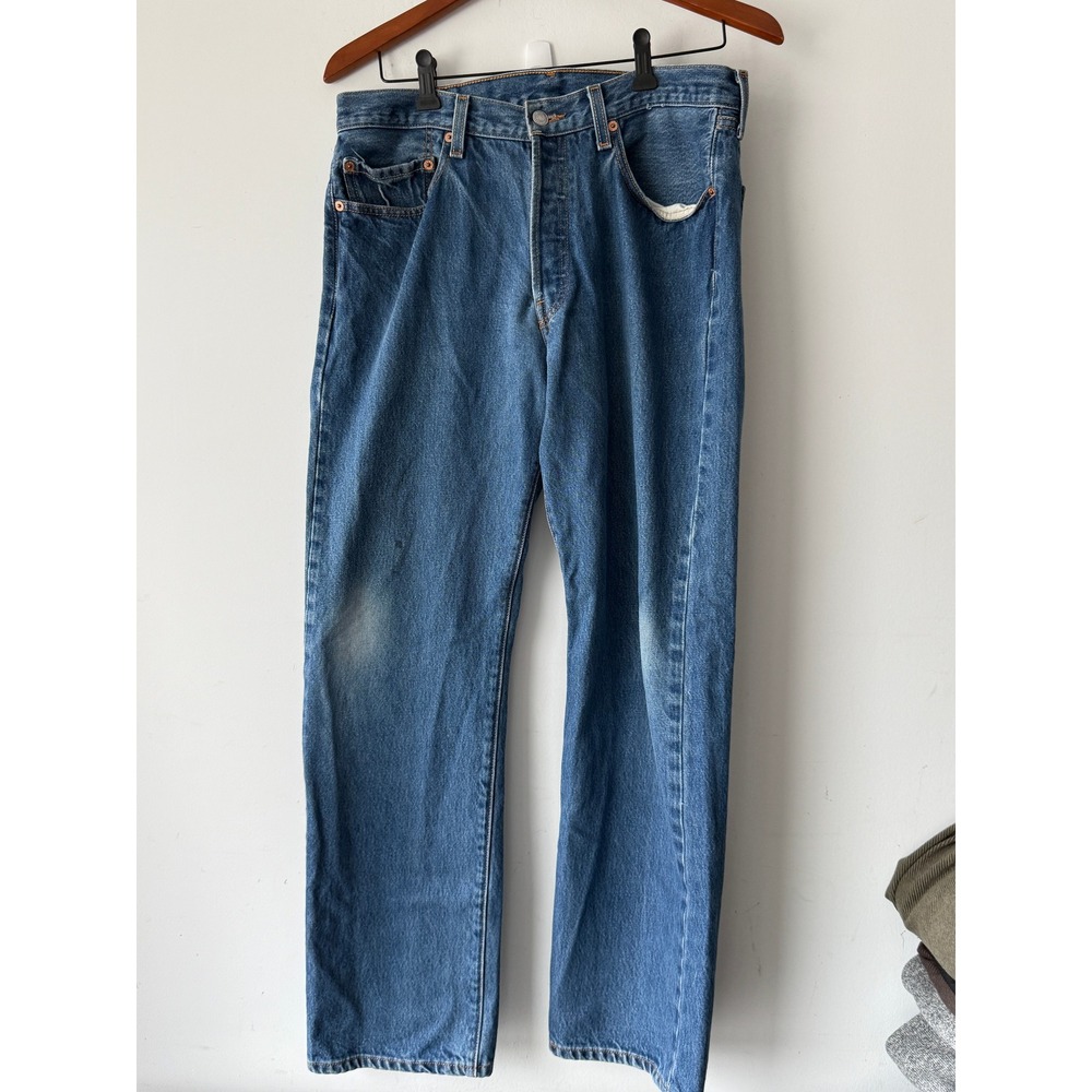 Vintage 90s Levis 501XX Mens Straight Leg Button Fly Denim Jeans - Fits 32x30